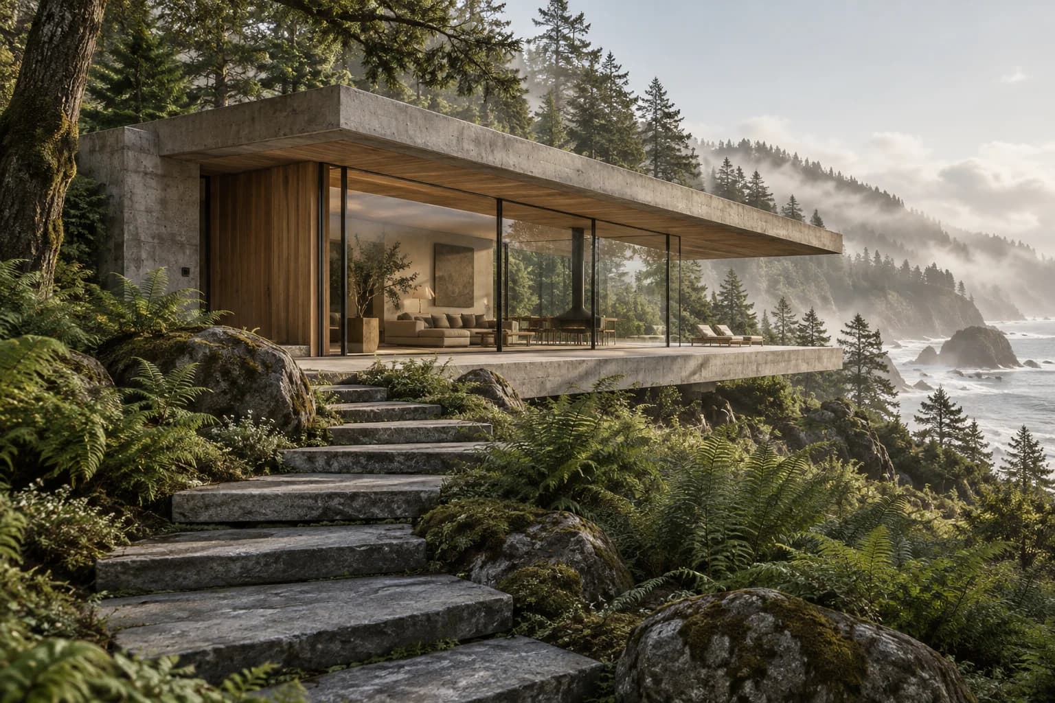 Forest House fictional architectural study